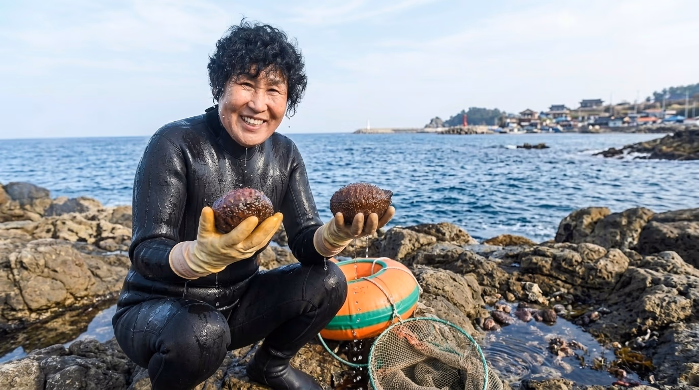 기장 연화리 앞바다